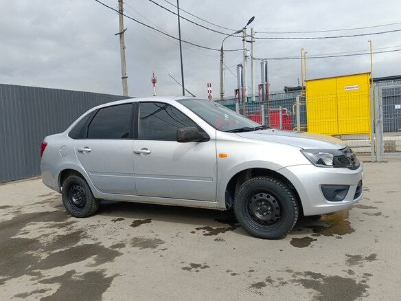 2014 Lada (ВАЗ) Granta I, серебристый, 435000 рублей - вид 6