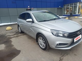 2018 Lada (ВАЗ) Vesta SW I, серебристый, 930000 рублей, вид 4