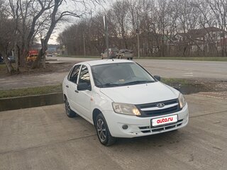 2013 Lada (ВАЗ) Granta I, белый, 350000 рублей, вид 2