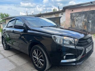 2016 Lada (ВАЗ) Vesta I, чёрный, 650000 рублей, вид 1