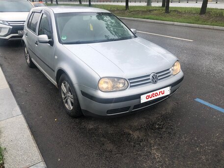 2003 Volkswagen Golf IV, серебристый, 199999 рублей, вид 3