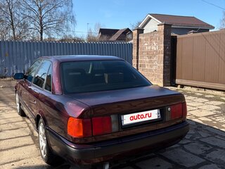 1991 Audi 100 IV (C4), красный, 290000 рублей, вид 2
