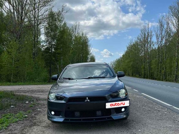 2008 Mitsubishi Lancer X, серый, 800000 рублей - вид 2