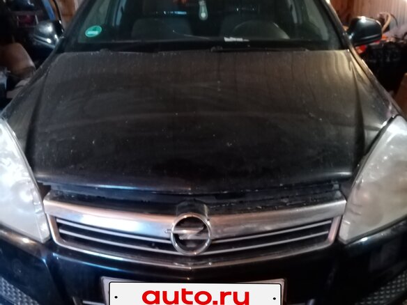 2011 Opel Astra H Рестайлинг, чёрный, 500000 рублей