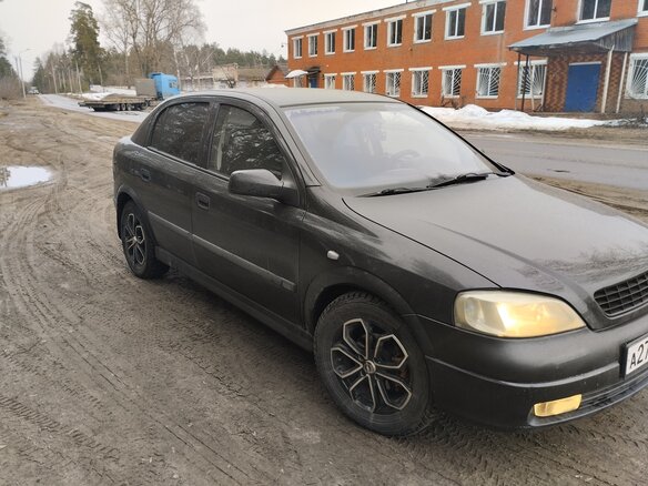 2001 Opel Astra G, чёрный, 330000 рублей - вид 2