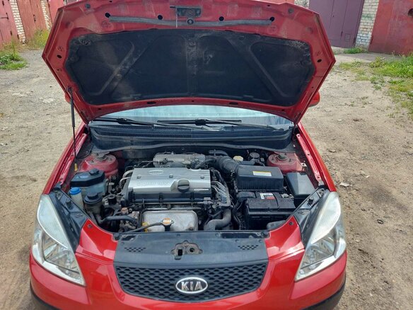 2006 Kia Rio II, красный, 495000 рублей - вид 19