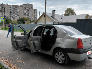 2008 Renault Logan I, серый, 160000 рублей, вид 5
