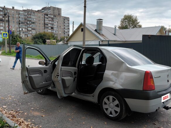 2008 Renault Logan I, серый - вид 4