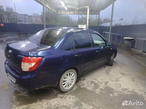 2013 Lada (ВАЗ) Granta I, синий, 420000 рублей - вид 1