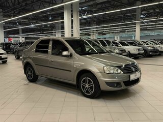 2013 Renault Logan I Рестайлинг, бежевый, 669000 рублей, вид 2