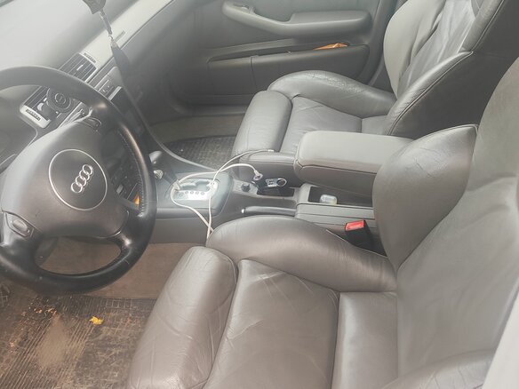 2003 Audi A6 II (C5) Рестайлинг, серый - вид 2
