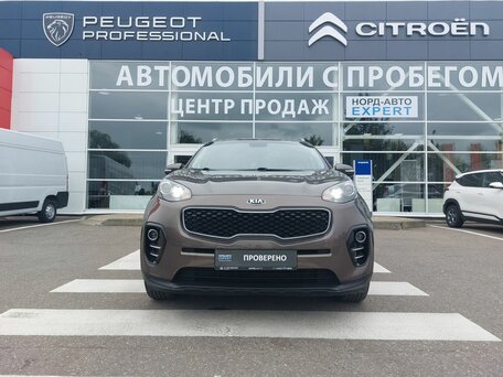 2017 Kia Sportage IV, коричневый, 1880000 рублей, вид 2