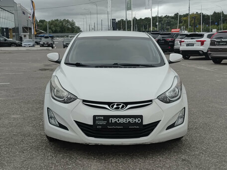 2014 Hyundai Elantra V (MD) Рестайлинг, белый, 1029000 рублей, вид 2