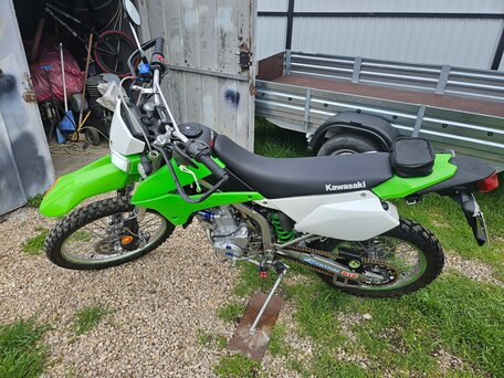2015 Kawasaki KLX 250, зелёный, 350000 рублей, вид 3