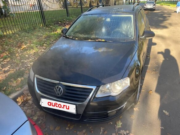 2007 Volkswagen Passat B6, чёрный, 435000 рублей