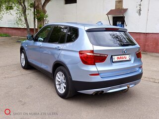 2010 BMW X3 28i xDrive II (F25), голубой, 1300000 рублей, вид 4