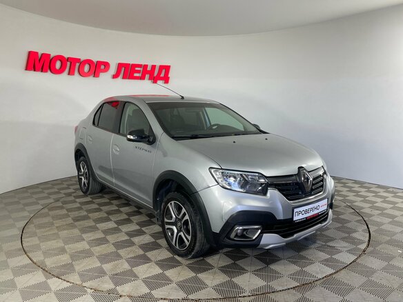 2022 Renault Logan Stepway II Рестайлинг, серый - вид 3