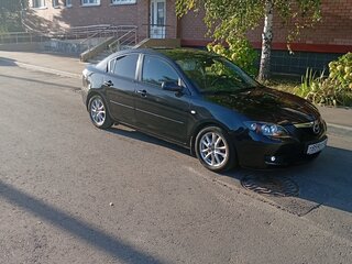 2007 Mazda 3 I (BK) Рестайлинг, чёрный, 730000 рублей, вид 4