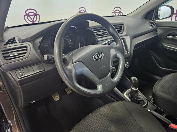 2017 Kia Rio III Рестайлинг, коричневый - вид 14