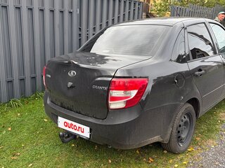 2015 Lada (ВАЗ) Granta I, чёрный, 499000 рублей, вид 3