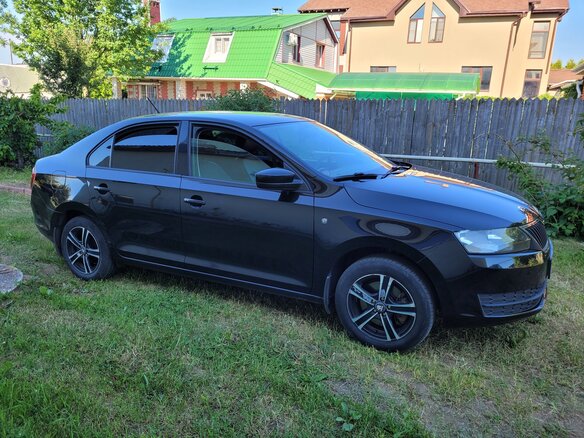 2015 Skoda Rapid I, чёрный