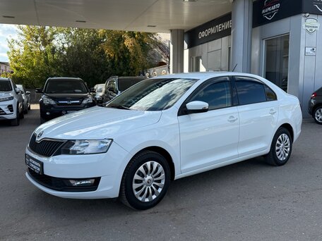 2019 Skoda Rapid I Рестайлинг, белый, 1270000 рублей, вид 1