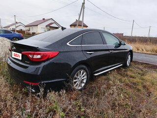 2015 Hyundai Sonata VII (LF), синий, 1100000 рублей, вид 4