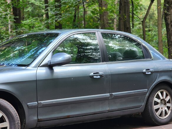 2002 Kia Optima I, голубой, 330000 рублей - вид 5