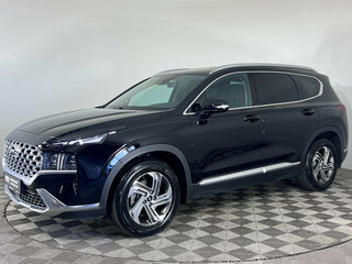 2021 Hyundai Santa Fe IV Рестайлинг, чёрный, 3250000 рублей, вид 2