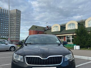 2013 Skoda Superb DSG II Рестайлинг, чёрный, 1000000 рублей, вид 2