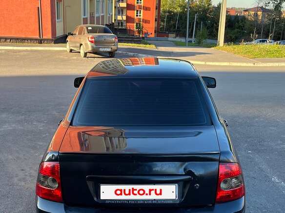 2007 Lada (ВАЗ) Priora I, чёрный, 180000 рублей - вид 4