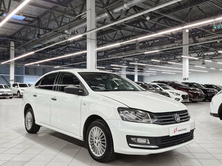 2019 Volkswagen Polo V Рестайлинг, белый, 1125000 рублей, вид 2