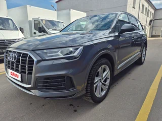 2021 Audi Q7 45 TDI II (4M) Рестайлинг, серый, 5985000 рублей, вид 1