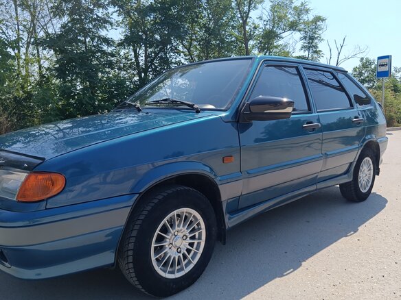 2005 Lada (ВАЗ) 2114, синий, 270000 рублей - вид 6