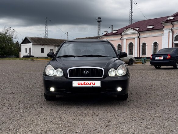 2002 Hyundai Sonata IV (EF) Рестайлинг, чёрный, 350000 рублей - вид 1