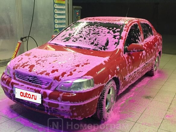 2000 Opel Astra G, красный, 215000 рублей
