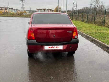2009 Renault Logan I, красный, 200000 рублей, вид 3