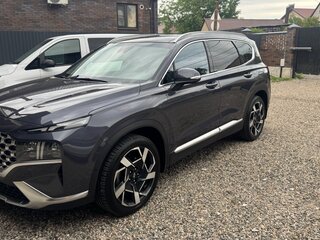 2021 Hyundai Santa Fe IV Рестайлинг, синий, 3190000 рублей, вид 3
