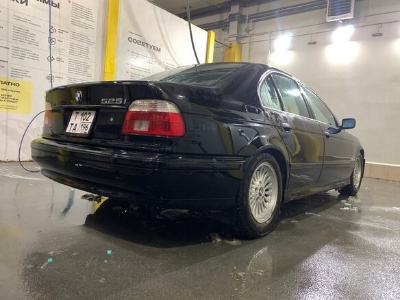 2003 BMW 5 серии 525i IV (E39) Рестайлинг, чёрный, 550000 рублей - вид 7