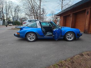 1982 Porsche 911 Targa II (911, 930), синий, 11500000 рублей, вид 2