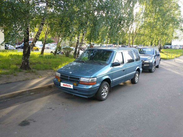 1994 Dodge Caravan II, синий, 450000 рублей
