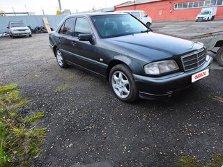 1998 Mercedes-Benz C-Класс 180 I (W202) Рестайлинг, синий, 260000 рублей, вид 2