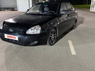 2012 Lada (ВАЗ) Priora I, чёрный, 400000 рублей, вид 2
