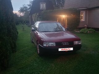 1990 Audi 80 IV (B3), красный, 250000 рублей, вид 5