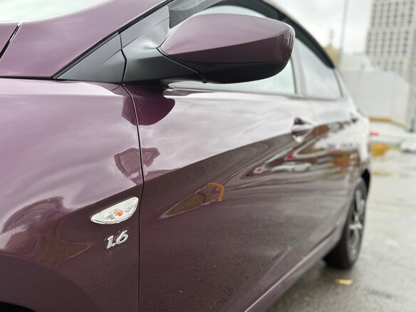 2012 Hyundai Solaris I, фиолетовый - вид 8