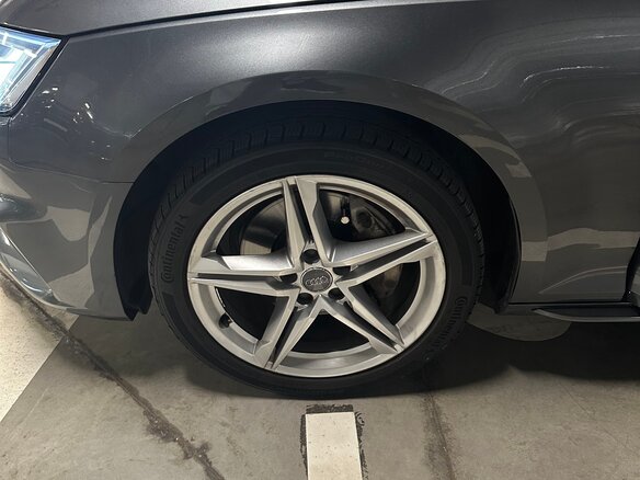 2017 Audi A4 V (B9), серый, 3400000 рублей - вид 6