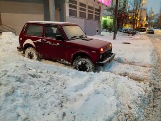 2001 Lada (ВАЗ) 2121 (4x4) I Рестайлинг, пурпурный, 400000 рублей, вид 5