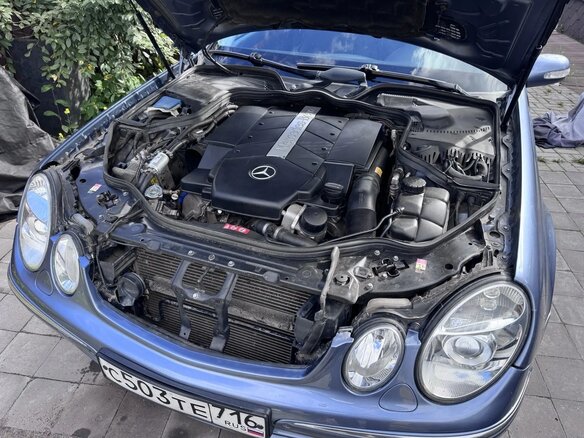 2005 Mercedes-Benz E-Класс 280 III (W211, S211), синий, 990000 рублей - вид 7