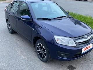 2015 Lada (ВАЗ) Granta I, синий, 590000 рублей, вид 1