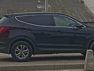 2014 Hyundai Santa Fe III, чёрный, 1550000 рублей, вид 3